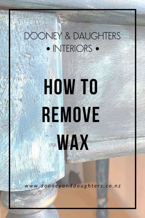 So you've chalk painted and waxed a piece of furniture and have now decided you need a lacquered finish, what do you do? Fortunately the fix is easy! In this blog post we will explain why you need to remove the wax and how to do it. #chalkpaint #chalkpaintedfurniture #chalkpainted #blog #tipsandtricks #tips #dooneyanddaughter How To Paint Over Chalk Paint That Has Been Waxed, Painting Over Waxed Furniture, Painting Over Waxed Chalk Paint, How To Remove Wax Finish From Furniture, Remove Wax From Furniture, How To Remove Wax From Furniture, How To Remove Chalk Paint From Furniture, Wax Finish On Wood, Chalk Paint Table