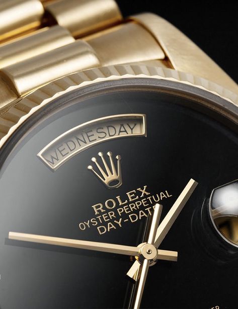 For Rolex enthusiasts and collectors: very rare and collectible Rolex Day-Date with Onyx Dial. #rolexdaydate #rolexwatch #rolexaholics #watchcollector #rarewatch #vintagewatch #watchfam Date Reference, A T, Buy Rolex, Wrist Candy, Local Shop, Gents Watches, Ladies Watches, Vintage Rolex, Rolex Oyster Perpetual