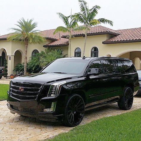 Whoa, that is a serious custom job. Black Rims Truck, Black Suv, Tmax Yamaha, Car Wheels Rims, Cadillac Ats, Bmw I8, Suv Cars, Audi Cars, Luxury Suv