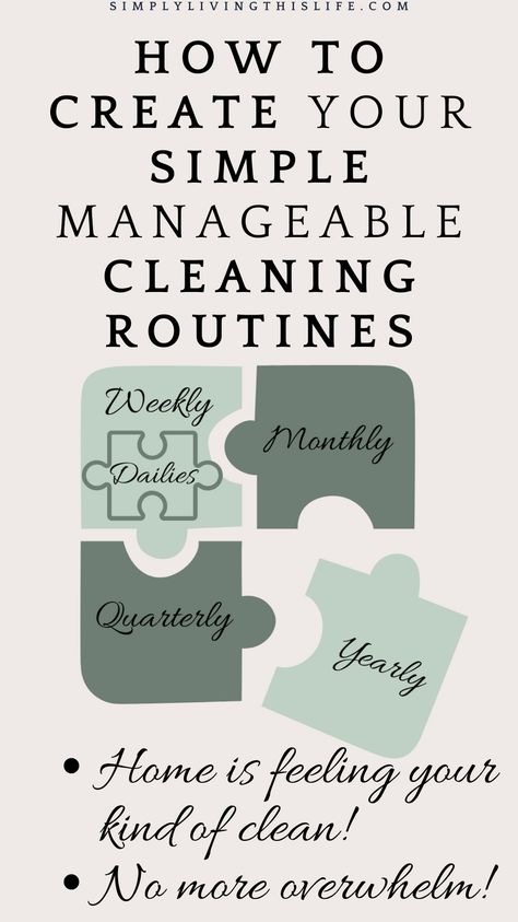 How to streamline cleaning for your busy mom life the simple way. Use this FREE printable EBOOK to work step by step through how to simplify cleaning tasks in your home. Make your tailored daily checklist of must do's, a weekly routine, simple laundry routine (never feel overwhelmed by laundry again), monthly, quarterly and yearly long term cleaning routines. Keep your house feeling your kind of clean all the time with minimal time on any given day! Perfect for spring cleaning and beyond. Yearly Cleaning List, Simple Laundry, Cleaning Routines, Seasonal Cleaning, Deep Cleaning House, Clean House Schedule, Weekly Routine, Laundry Routine, Season Of Life