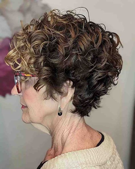 27 Incredibly Stylish Short, Curly Hairstyles for Older Women in 2023 Hair Cuts For Short Hair Women Curly, Short Curly Haircuts Older Women, Older Curly Hair Over 50, Short Curly Hairstyle Women Over 50, Short Curly Hairstyles Fine Hair, Short Hairstyles For Curly Hair Over 50, Short Permed Hairstyles Soft Curls Curly Bob, Short Hair Styles Easy Older Women Curly, Short Curly Hairstyles For Women Over 60