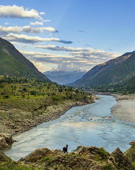 River Images, Indus River, Valley River, Unique Places, Islamic Republic, Whatsapp Dp, Pine Forest, Bhutan, Countries Of The World