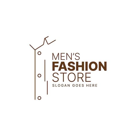 Logo For Graphic Designer Ideas, Pants Logo Design, Man Store, Clothes Design Logo, Clothing Store Logo Design, Mens Clothing Brand Logo Ideas, Mens Wear Logo Design, Clothes Shop Logo, Cloth Store Logo