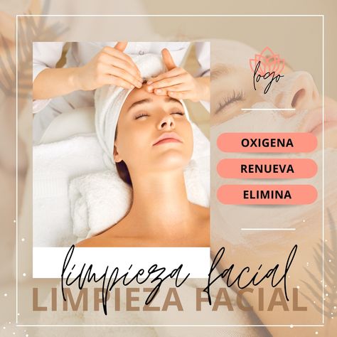 post de instagram limpieza facial mujer spa profesional minimalista rosa cafe - Templates by Canva Spa Menu, Foot Scrub, Aesthetic Clinic, Skin Care Spa, Foot Spa, House Of Beauty, Facial Spa, How To Make Coffee, Beauty Spa