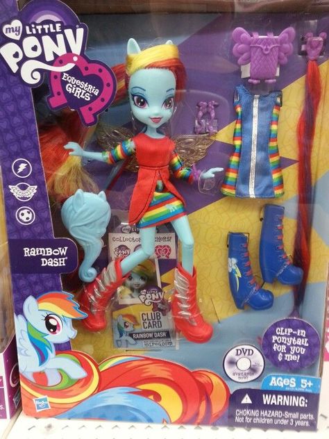 Mlp Equestria Girls Rainbow Dash, Equestria Girls Rainbow Dash, Mlp Toys, Dash Dolls, Pony Gift, Little Pony Cake, Mlp Equestria, Pony Club, Mlp Equestria Girls