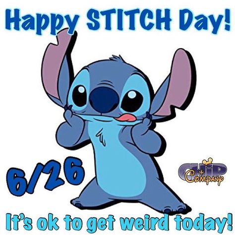 Happy Stitch Day! How will you celebrate experiment 626? #stitchday #chipandco Stitch Cricut, Lelo And Stich, Lilo And Stitch Memes, Stitch Lilo And Stitch, Stitch Clipart, Lilo And Stitch Svg, 626 Stitch, Happy Stitch, Funny Stitch