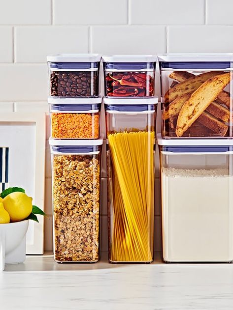 Spring Cleaning Bedroom, Oxo Containers, Oxo Pop Containers, Dry Food Storage, Getting Rid Of Clutter, Clearing Clutter, Container Size, Container Set, Pantry Storage