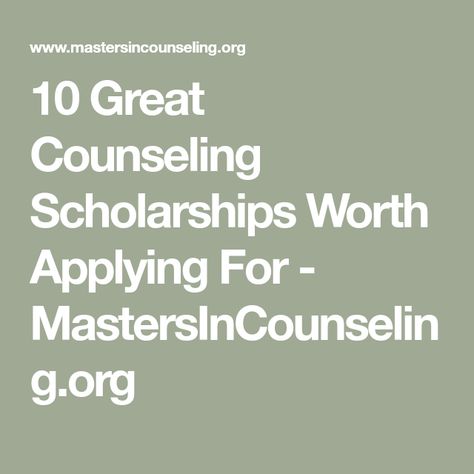 Graduate School Scholarships, Clinical Psychology Student, Scholarship Tips, Counseling Degree, Masters In Counseling, Graduate Scholarships, Psychology Careers, School Scholarship, Phd Life