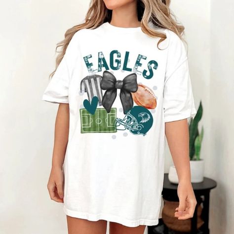 Unisex Short Sleeve Tee - Materials: 100% Cotton. Otton Medium-Heavy Fabric (8.0 Oz/Yd (271.25 G/M)) - Size: S,M,L, Xl, 2xl - Cloose Fit - Sewn In Label - Runs True To Size Gameday Tshirts, Goth Streetwear, Armani Grey, Eagles Fans, Eagles Football, Pride Tees, Batman T Shirt, Marvel Shirt, Shirt Football