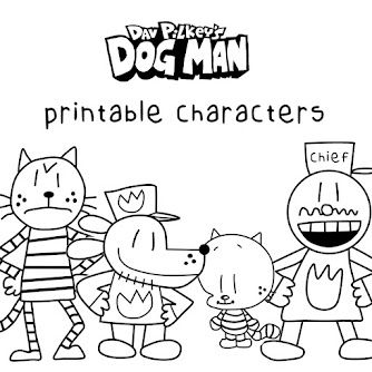 Dog Man Bulletin Board, Dog Man Trunk Or Treat, Dogman Book Activities, Dogman Coloring Pages, Dog Man Drawing, Dog Man Coloring Pages, Dogman Book Character, Dog Man Comic, Dog Man Activities