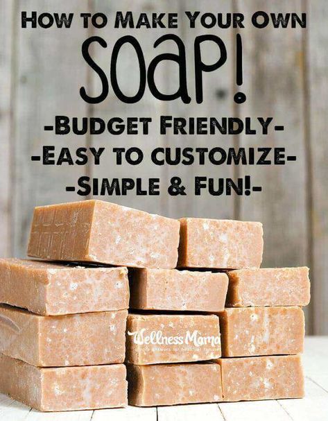 How to Make Cold Process Soap | Wellness Mama Homemade Soap Ideas, Bath And Body Works Candles, Cold Pressed Soap, Make Your Own Soap, Simple Candle, Easy Soap Recipes, Cold Process Soap Recipes, Handmade Soap Recipes, Wellness Mama