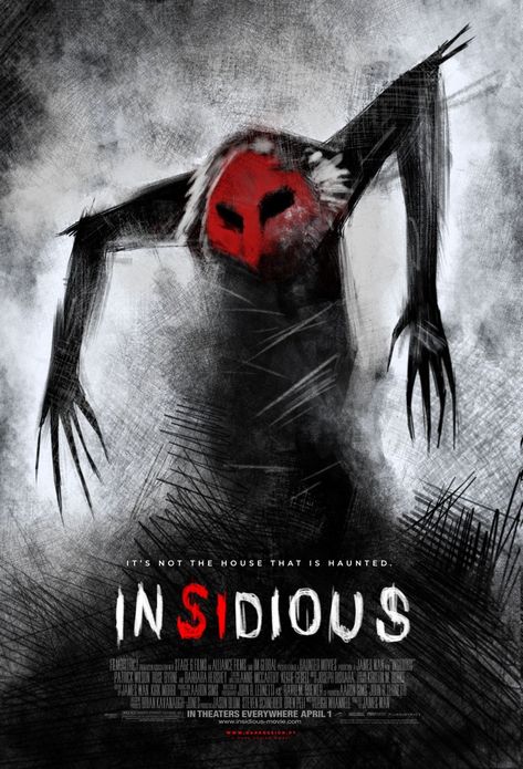 Scary Movie Posters Horror Films, Scary Movies Posters, Insidious Poster, Horror Movie Covers, Insidious 2010, Spider Background, Insidious Movie, Horror Painting, Halloween Movie Poster