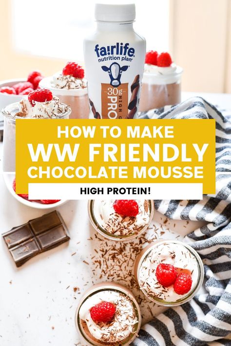 Chocolate Protein Pudding Fairlife, Fairlife Protein Dessert, Ww Protein Pudding, Protein Pudding Fairlife, Fairlife Pudding Recipe, Recipes Using Fairlife Protein Shakes, Chocolate Fairlife Recipes, Chocolate Fairlife Protein Shake Recipe, Fairlife Protein Pudding Recipe