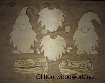 Quality custom carved wood signs by CliftonWoodworking on Etsy Interchangeable Gnome, Clay Gnomes, Custom Carved Wood Signs, Glowforge Files, Clay Arts, Scrabble Wall, Gnome Svg, Carved Wood Signs, Tray Ideas