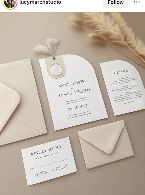 Wedding Invitation Cutout, Mini Wedding Invitation Cards, Minimal Wedding Invitation Design, Minimal Invitation Card, Minimal Boho Wedding, Half Arch Wedding, Luxury Wedding Invites, Arch Wedding Invitation, Half Arch