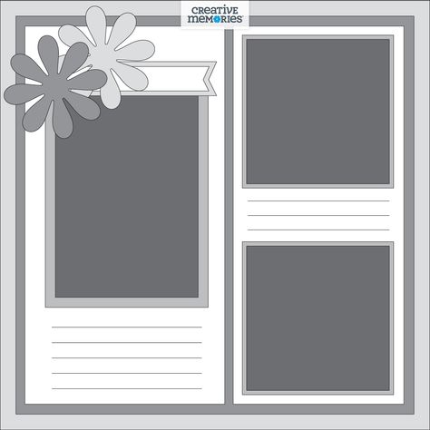 Scrapbooking Borders, Book Anime, Frames Design Graphic, خريطة ذهنية, Kiwi Lane Designs, Beautiful Scrapbook Layouts, Creative Memories Scrapbooking, Simple Scrapbook, Scrapbook Layout Sketches