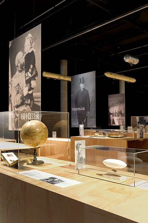 Timeline Display, Museum Exhibition Design Display, Graf Zeppelin, Museum Display, Museum Interior, Museum Design, Museum Exhibition Design, Architecture Exhibition, Brand Architecture