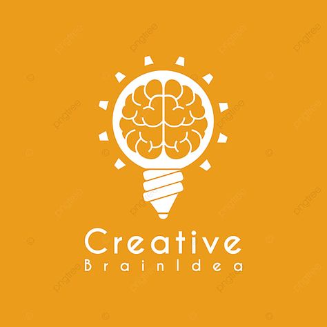 Vector Creative Idea Brain Pencil Lamp Pen Design Logo Template Lamp Logo, Logistics Logo, Innovative Logo, Brain Logo, Logo Instagram, Learning Logo, Folder Design, Education Logo, Learning Graphic Design