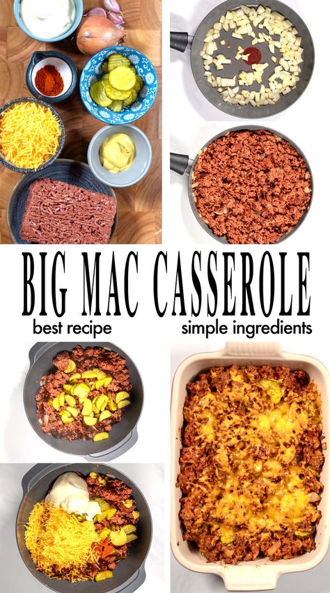 Get ready for a taste sensation! 🤤 Our Keto Big Mac Casserole recipe is packed with all the flavor you love from the original without all the guilt. Perfect for a fun weekend meal or for those times when you're craving comfort food, this dish is your new go-to. Give it a try now! 🍴 Keto Big Mac Casserole, Big Mac Casserole, Low Carb Big Mac, Keto Big Mac, Vegan Casseroles, Vegan Ground Beef, Vegan Casserole, Recipe Low Carb, Vegan Party