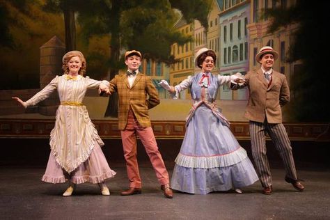 Hello, Dolly! Musical Theatre Wichita Hello Dolly Movie, Hello Dolly Broadway, Hello Dolly Musical, Music Man Costumes, Gilded Age Fashion, Tuck Everlasting, Broadway Costumes, Music Theatre, Kids Theater