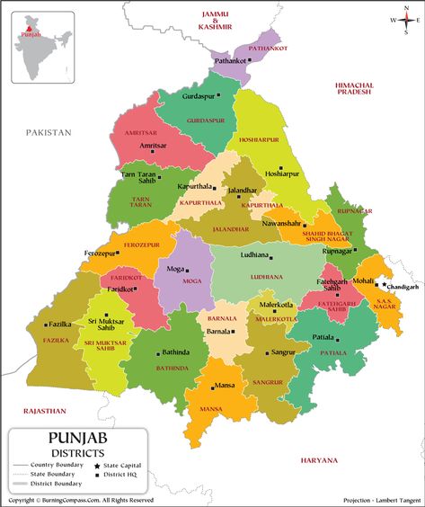 Punjab District Map Punjab River Map, Punjab Map Logo, Map Of Punjab, Indian River Map, Art Integrated Project, Punjab Map, Badshah Rapper, Shree Ram Images, Map Quotes