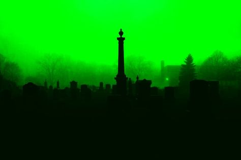 Neon Green Snake Aesthetic, Green Graveyard Aesthetic, Creepy Green Aesthetic, Green Goth Aesthetic, Necromancy Aesthetic, Graveyard Aesthetic, Neon Graveyard, Goth Baddie, Fallen London