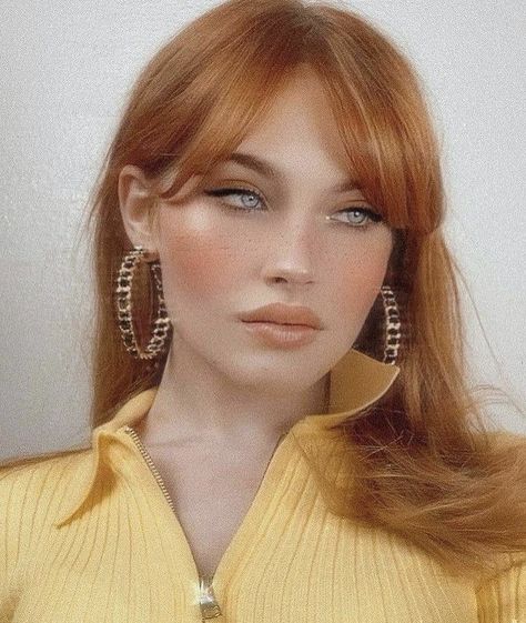 Shape Face, Red Hair, Ginger, A Woman, Yellow, Red, Hair, Gold, On Instagram