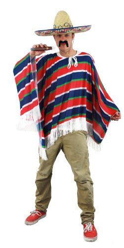 MEXICAN PONCHO FANCY DRESS (NO SOMBRERO) MENS LADIES: Amazon.co.uk: Toys & Games Mexican Attire, Mexican Fancy Dress, Mexican Aesthetic, Mexican Sombrero, Mexican Outfit, Kids Boxing, Free Amazon Products, Aesthetic Wallpaper, Fancy Dress