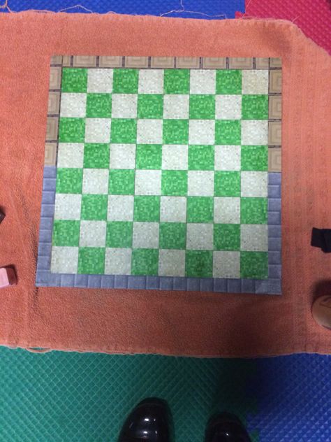 Another look at the Chess Board I made Math Tutorials, 11th Birthday, Chess Set, Chess Board, Chess, Minecraft, Geek Stuff, Birthday Cake, Look At