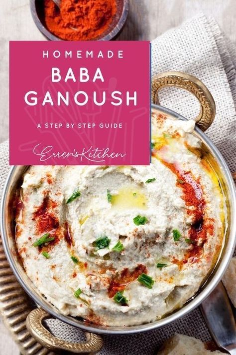 Eggplant Tahini, Baba Ghanoush Recipe, Vegan Spreads, Snacks Summer, Babaganoush Recipe, Roasted Eggplant Dip, Vegan Dips, Bread Healthy, Baba Ghanoush