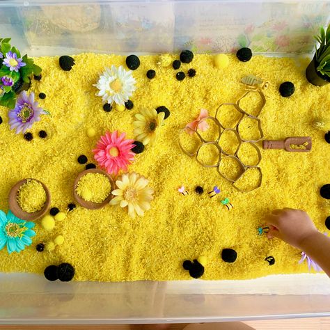 Sensory Activities For Toddlers, Spring Sensory, Toddler Sensory Bins, Tactile Learning, Toddler Sensory, Easter Bunny Crafts, Activities For Toddlers, Multiplication For Kids, Sensory Bin