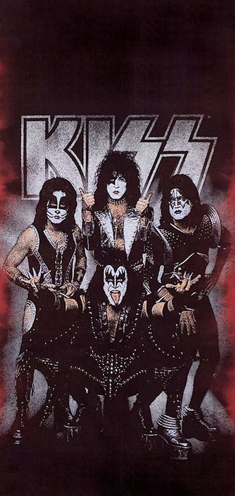 Kiss Phone Wallpaper, Kiss Band Wallpaper, Paul Kiss, Banda Kiss, Band Wallpaper, Kiss Army, Kiss Pictures, Vintage Kiss, Kiss Art