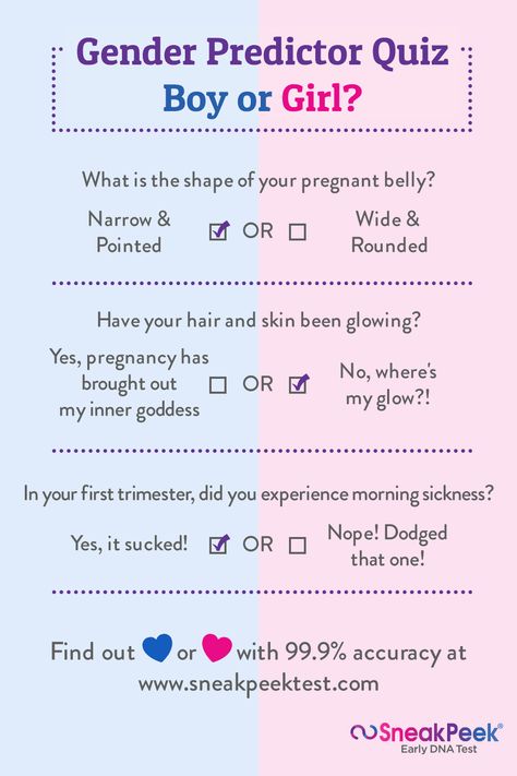 Curious if you’re expecting a baby girl or a boy? Wondering if there’s a way to find out right now? Take our fun gender predictor quiz to take a peek! SneakPeek aims to provide the most accurate and up-to-date information to help our readers make informed decisions regarding their health before, during, and after pregnancy. This article was written based upon trusted scientific research studies and/or articles. Gender Prediction Quiz, Boy Vs Girl Pregnancy, Pregnancy Symptoms Boy Or Girl, Boy Or Girl Prediction, Pregnancy Quiz, Chinese Gender Calendar, Chinese Gender Chart, Gender Quiz, Baby Gender Predictor