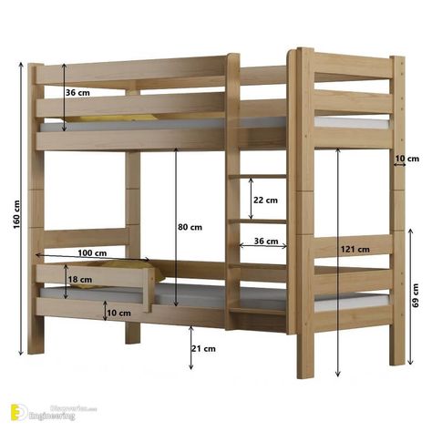 Double Deck Bed, Bunker Bed, Bunk Bed Plan, Bunk Bed Plans, Solid Wood Bunk Beds, Diy Bunk Bed, Pallet Furniture Designs, Wooden Bunk Beds, Cool Bunk Beds