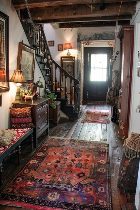 Witch Cottage Interior, Cottage Exteriors, Cottage Interior, Lovely Home, Cottage Living, Dream House Interior, Entry Way, House Room, English Cottage