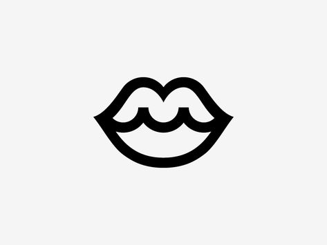 View on Dribbble Lips Logo Design, Lip Logo Design Ideas, Lips Logo Branding, Mouth Logo, Lips Logo, Lip Logo, Premade Branding Kit, Makeup Artist Logo, Premade Branding