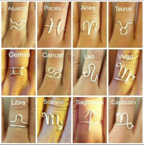 Aquarius Ring, Jewelry Tree Diy, Pulseras Kandi, Libra And Sagittarius, Aries And Pisces, Aries And Aquarius, Pisces And Aquarius, Rings Diy, Diy Jewelry Rings