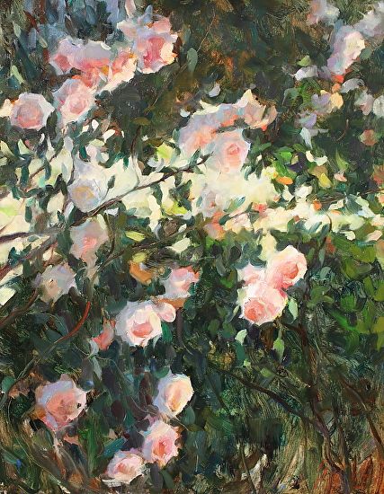 Forest Floor, Sculpture Painting, Climbing Roses, Landscape Drawings, Plein Air Paintings, Rose Painting, Emerging Artists, Impressionism, Contemporary Artists