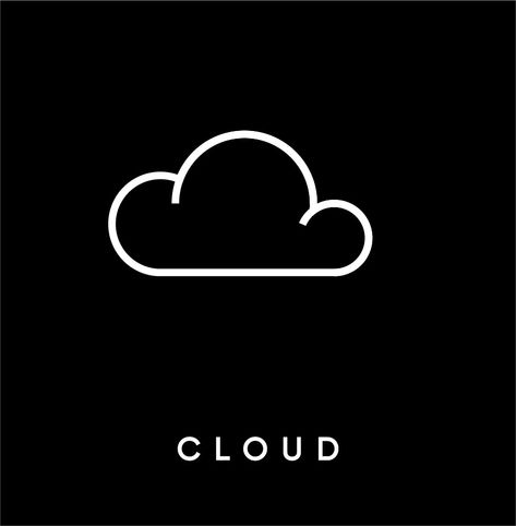 Cloud Logo Design Branding, Cloud Logo Aesthetic, Cloud Logo Design, Cloud Symbol, Cloud Outline, Cloud Logo, Cumulus Clouds, Instagram Symbols, Logo Cloud