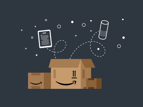 Amazon Box by Bryan Findell Box Animation, Motion Graphs, Amazon Box, Amazon Card, Motion Graphics Inspiration, Motion Design Animation, Design Animation, File Box, Motion Graphic