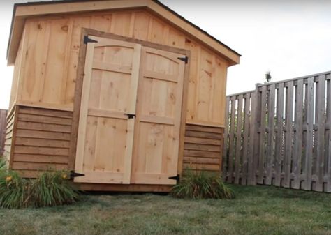 Diy Shed Doors How To Build, Laundry Door, Wooden Shed, Shed Door, Old Coffee Tables, Carriage Doors, Shed Doors, Easy Build, Backyard Sheds