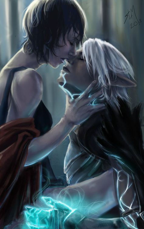 114 best images about Elf & Human Love on Pinterest | Prince ... Solas Dragon Age, Hawke Dragon Age, Dragon Age Romance, Fantasy Art Couples, Dragon Age 3, Dragon Age Games, Dragon Age Series, Dragon Age 2, Dragon Age Origins