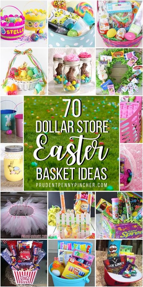 Make Easter egg-cellent for less with these DIY dollar store easter baskets. There are easter baskets for kids, toddlers, teens and adults. Whether you are looking for no candy easter baskets or unique easter baskets, there are plenty of homemade Easter Basket ideas to choose from. #easter #diy #easterbaskets Toddler Girl Easter Basket, Natural Easter Basket, Diy Easter Baskets, Dollar Tree Easter Basket, Easter Baskets For Kids, Pink Easter Basket, Homemade Easter Baskets, Baskets For Kids, Unique Easter Baskets