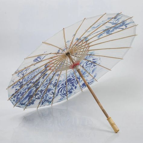 Paraguas Oiled Paper Umbrella Rain Women Dance Umbrella Classical Decor Umbrella Blue And White Porcelain Chinese Japan Style _ - AliExpress Mobile Classical Decor, Asian Umbrella, Oil Paper Umbrella, Chinese Umbrella, Traditional Asian Dress, Paper Umbrella, Cute Umbrellas, Umbrella Decorations, Women Dance