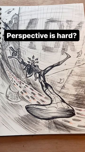 Practice Perspective, Sketchbook Tutorial, Perspective Drawing Lessons, Creative Drawing Prompts, Perspective Art, Drawing Prompt, Perspective Drawing, Figure Drawing Reference, Creative Drawing