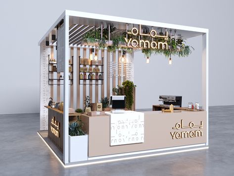 Coffee Booth, Creative Booths, Food Stall Design, Event Booth Design, Photo Booth Design, Mall Kiosk, Home Interior Accessories, Design Cafe, Event Booth