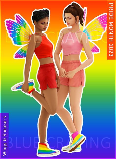 Pride Month 2023, Pride Shoes, Twist Jewelry, Sneakers Collection, Sims 4 Update, Pride Outfit, Blue Crew, Sims 4 Cas, Pride Gifts