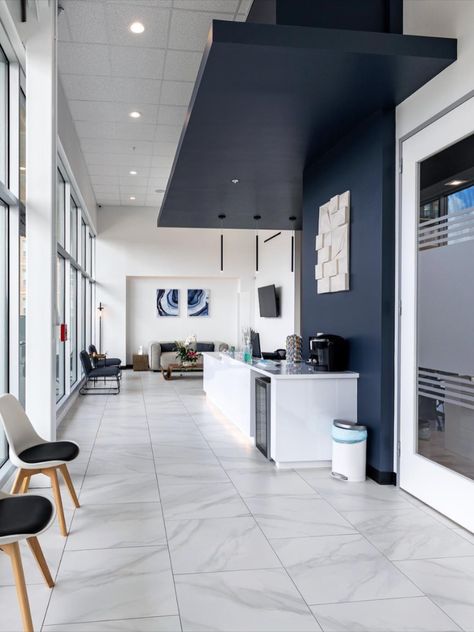 Modern Dental Office Design. Medical Interiors Joe Architect Dental Design, Modern Dental Office Design, Modern Dental Office, White And Black Aesthetic, Dental Clinic Interior Design, Dental Clinic Interior, Dentist Office Design, Clinic Interior, Spa Interior Design