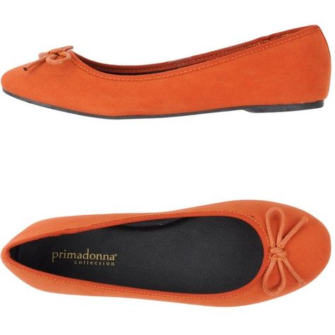 Primadonna Ballet Flats (145 SEK) ❤ liked on Polyvore featuring shoes, flats, orange, round toe ballet flats, flat shoes, ballet flats, ballerina shoes and orange shoes Orange Flat Shoes, Orange Ballet Flats, Orange Flats, Thigh High Boots Flat, Shoes Orange, Ballerina Pumps, Ballerina Shoes Flats, Prom Heels, Orange Shoes