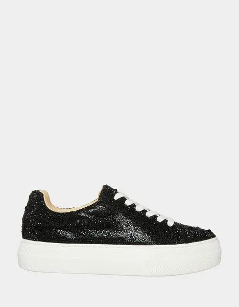 Put a little sparkle in your step with the SIDNY all-over rhinestone platform sneakers. These sparkly sneakers can be paired with your best dress or favorite jean, offering a combination of glamour and comfort in style. The SIDNY is available in a variety of captivating colors and prints to make any look a little more luxurious! #betseyjohnson #blacksparklesneakers #AD Sparkly Sneakers, Bride Sneakers, Rhinestone Sneakers, Sparkly Shoes, Best Dress, Rhinestone Shoes, Lace Up Sneakers, Lacing Sneakers, Black Rhinestone